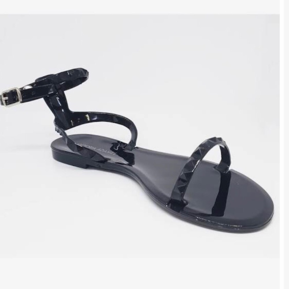 Victoria Adames Black Jelly Sandal